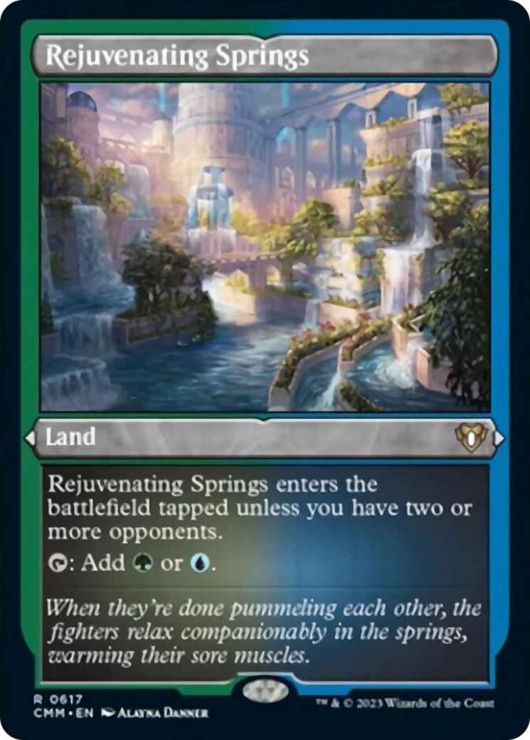 Rejuvenating Springs (Foil Etched) [Commander Masters] | Total Play