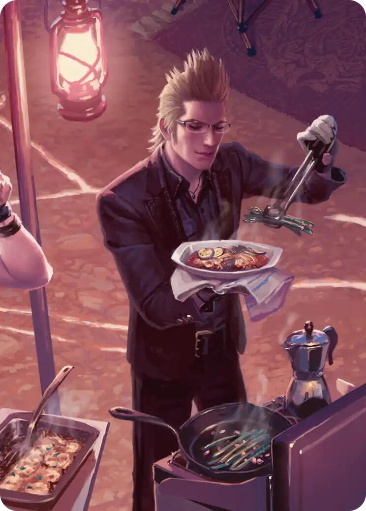 Campsite Cuisine Scene Art Card [FINAL FANTASY Art Series] | Total Play