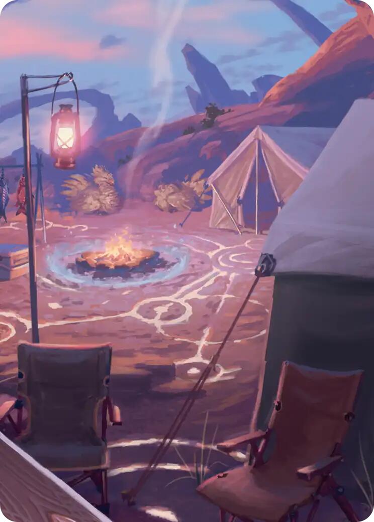 Chocobo Camp Scene Art Card [FINAL FANTASY Art Series] | Total Play