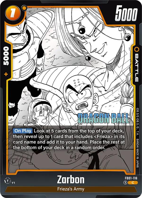 Zarbon (FB01-116) [Manga Booster 02] | Total Play