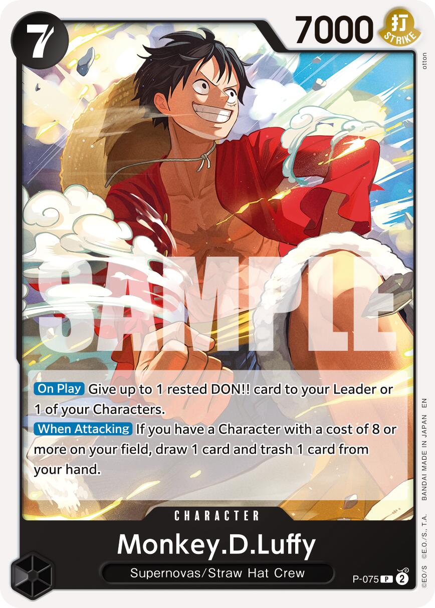 Monkey.D.Luffy (P-075) (Pirate Foil) [Premium Booster -The Best- Vol. 2] | Total Play