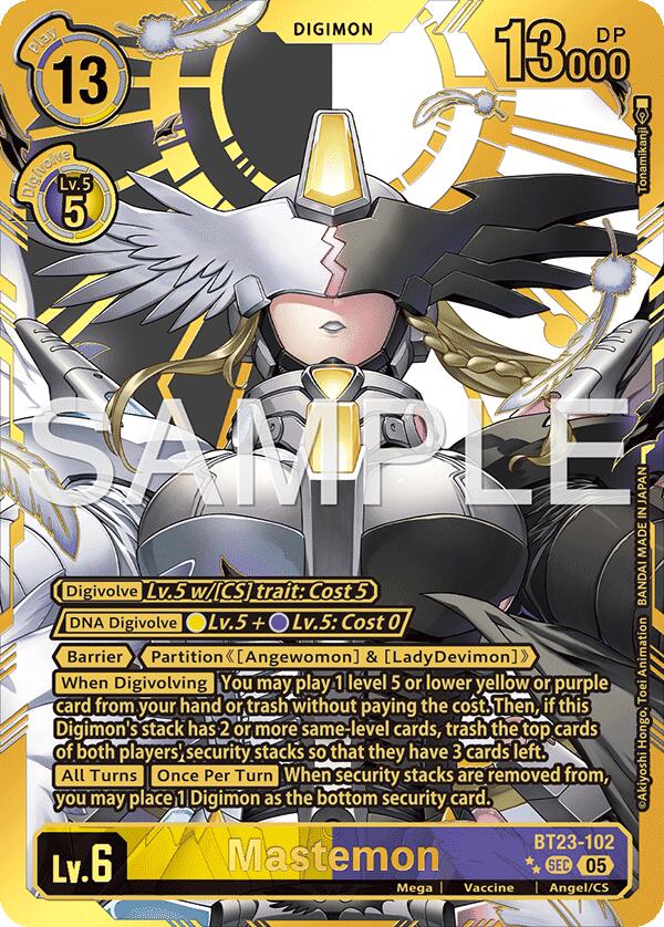 Mastemon [BT23-102] (Rare Pull) [Hackers' Slumber] | Total Play