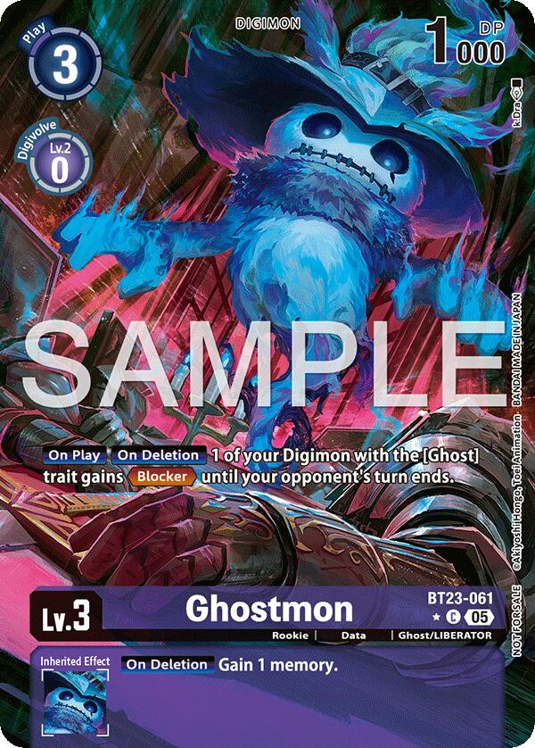 Ghostmon [BT23-061] (Hacker's Slumber Box Promotion Pack) [Hackers' Slumber] | Total Play