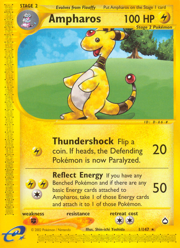Ampharos (1/147) [Aquapolis] | Total Play