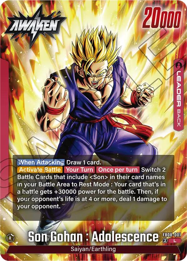 Son Gohan : Adolescence (FB08-001) [Saiyan's Pride] | Total Play