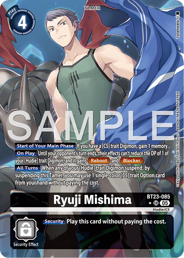 Ryuji Mishima [BT23-085] (Alternate Art) [Hackers' Slumber] | Total Play