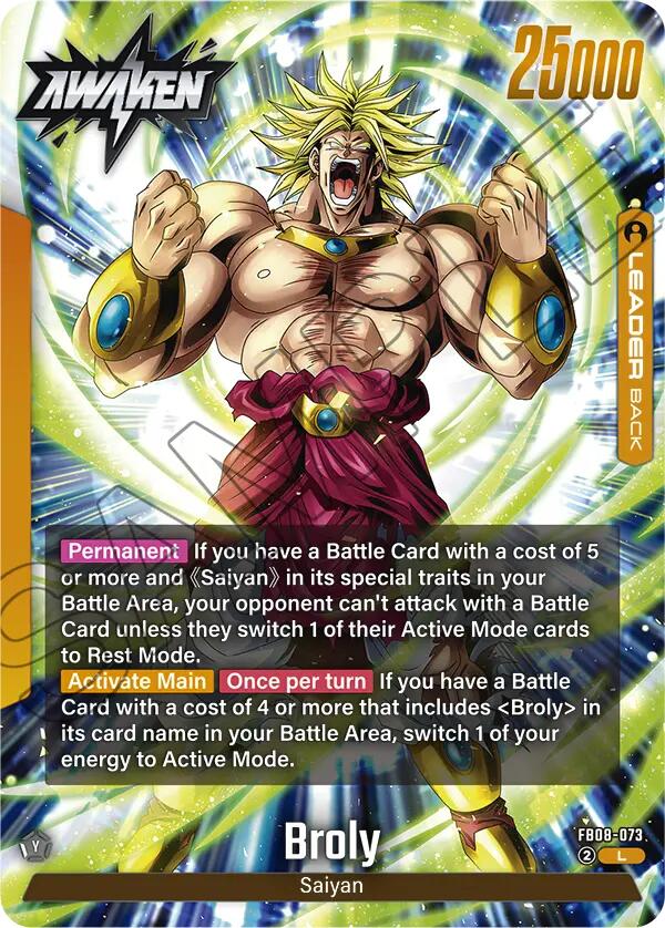 Broly (FB08-073) [Saiyan's Pride] | Total Play