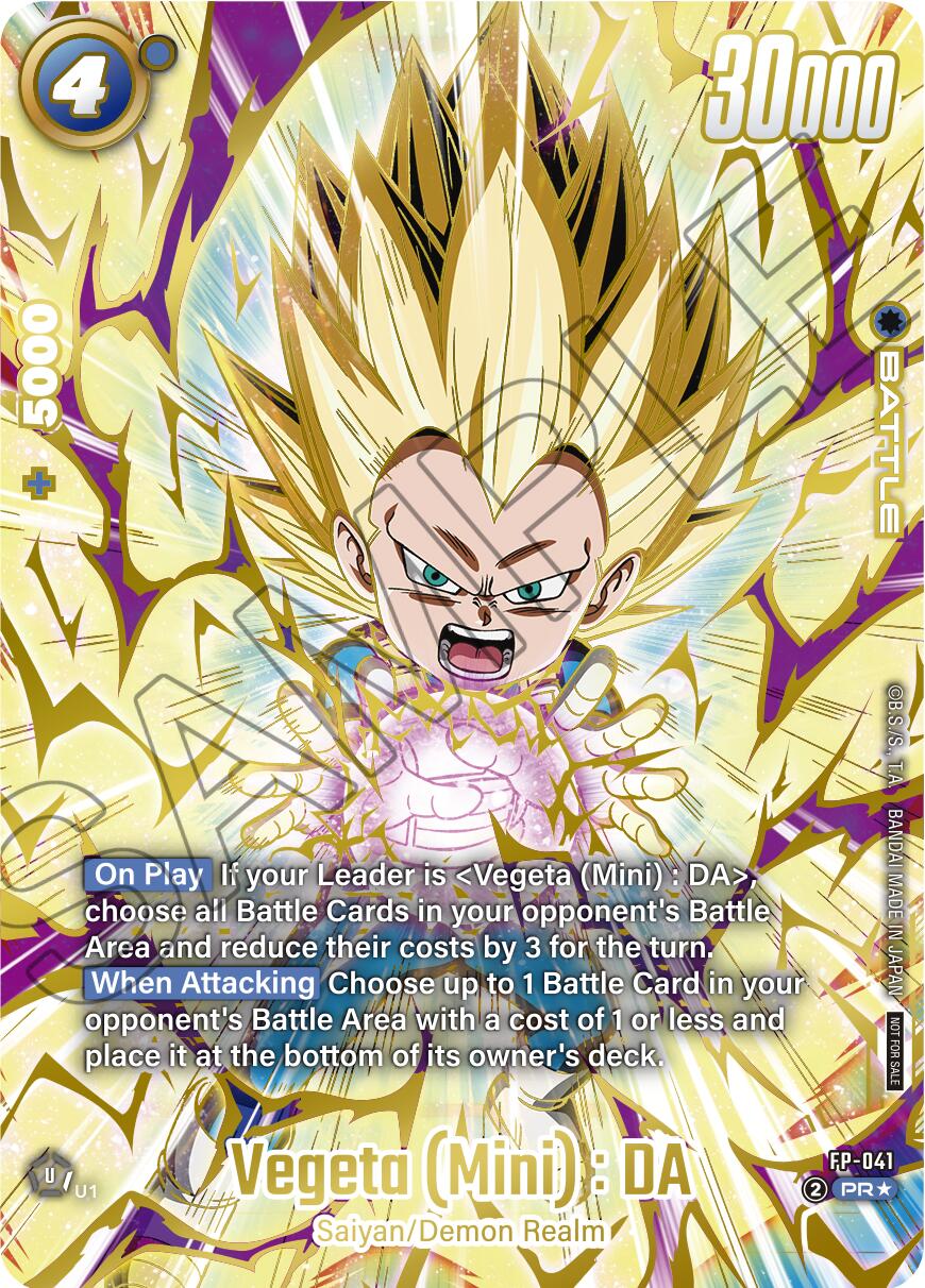 Vegeta (Mini) : DA - FP-041 (Ultimate Battle 2025 Vol.4) [Tournament and Championship Promos] | Total Play