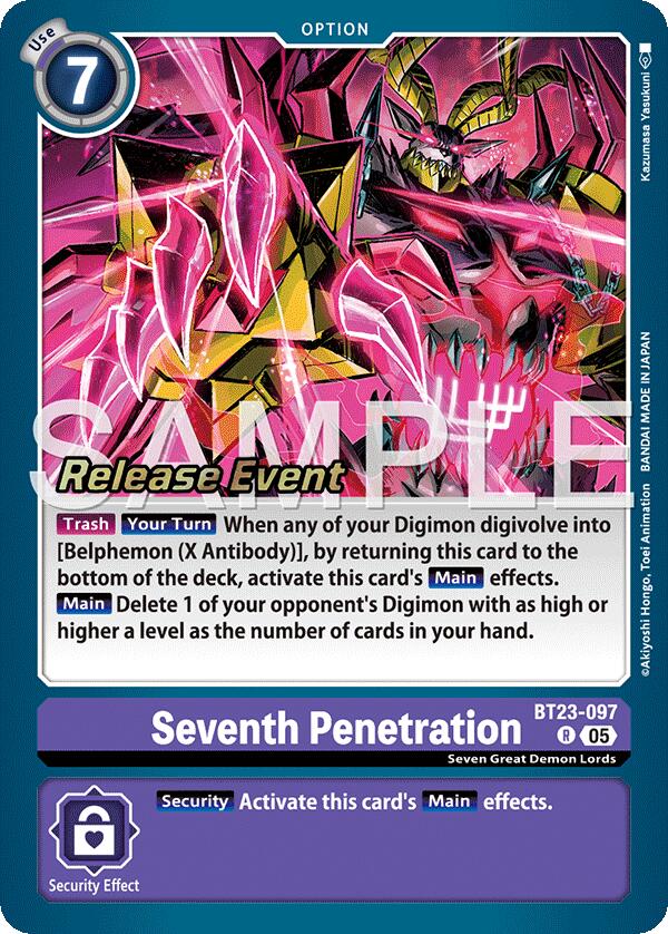 Seventh Penetration [BT23-097] [Hackers' Slumber Release Event Cards] | Total Play