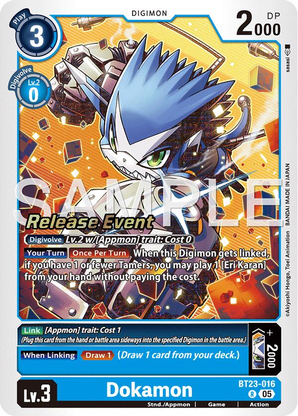 Dokamon [BT23-016] [Hackers' Slumber Release Event Cards] | Total Play
