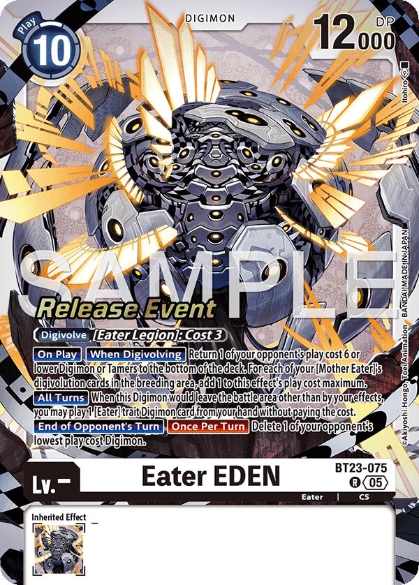 Eater EDEN [BT23-075] [Hackers' Slumber Release Event Cards] | Total Play