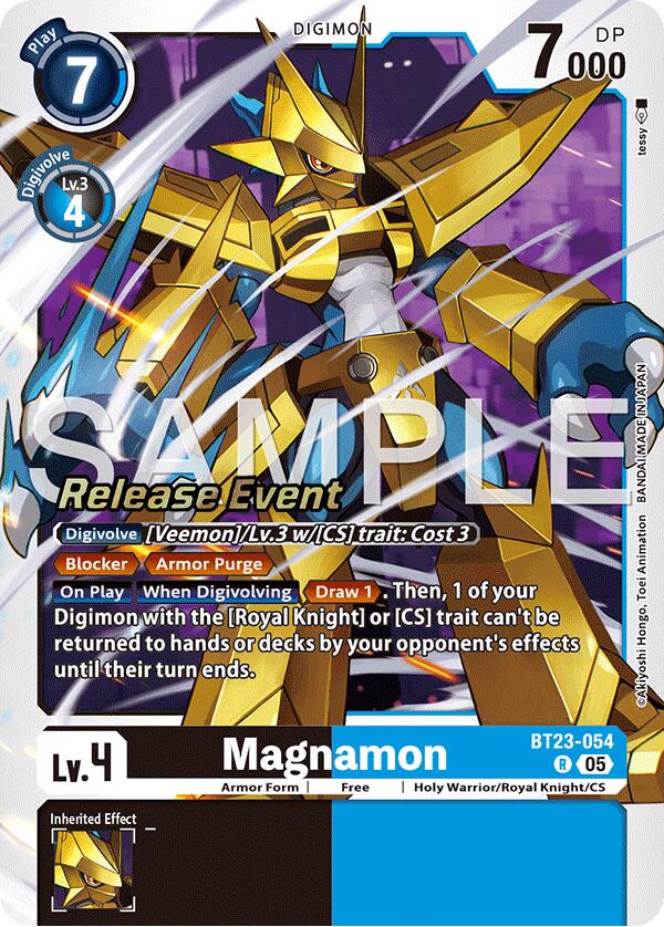 Magnamon [BT23-054] [Hackers' Slumber Release Event Cards] | Total Play
