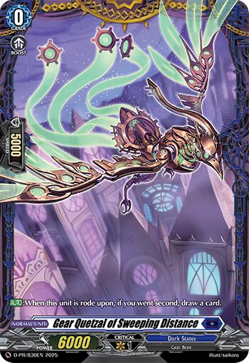 Gear Quetzal of Sweeping Distance (D-PR/830EN) [D Promo Cards] | Total Play