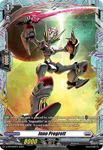 Inno Progrett (D-PR/834EN) [D Promo Cards] | Total Play