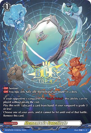 Elementaria Sanctitude (BCS2526/VGS03a) [Bushiroad Event Cards] | Total Play