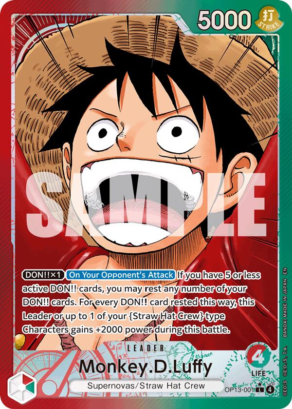 Monkey.D.Luffy (Alternate Art) [Carrying On His Will] | Total Play