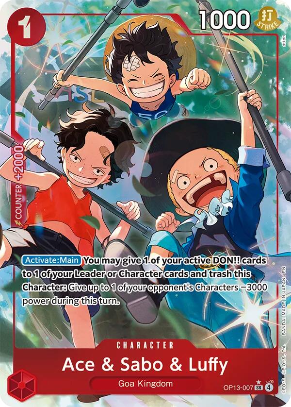 Ace & Sabo & Luffy (Alternate Art) [Carrying On His Will] | Total Play