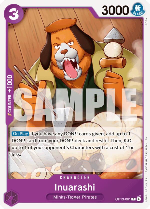 Inuarashi [Carrying On His Will] | Total Play