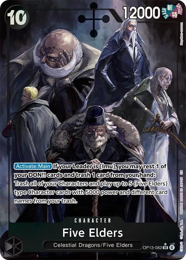 Five Elders (Alternate Art) [Carrying On His Will] | Total Play