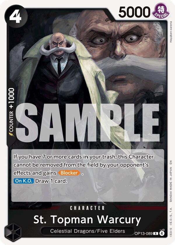 St. Topman Warcury [Carrying On His Will] | Total Play