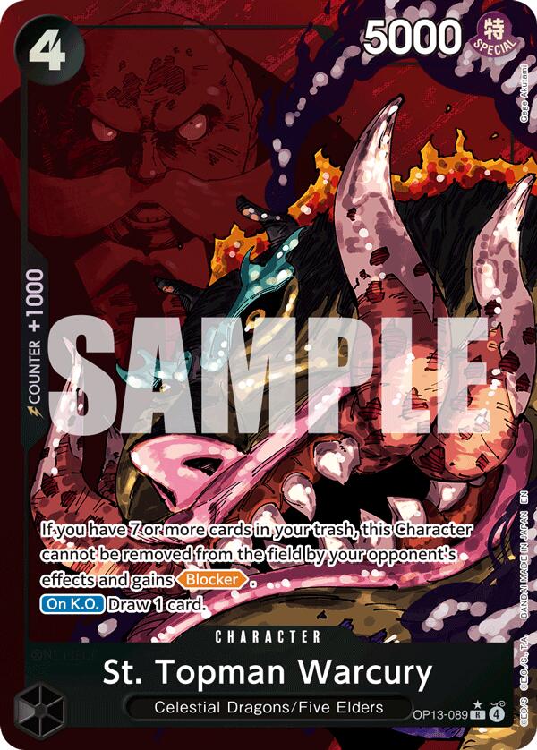 St. Topman Warcury (Alternate Art) [Carrying On His Will] | Total Play