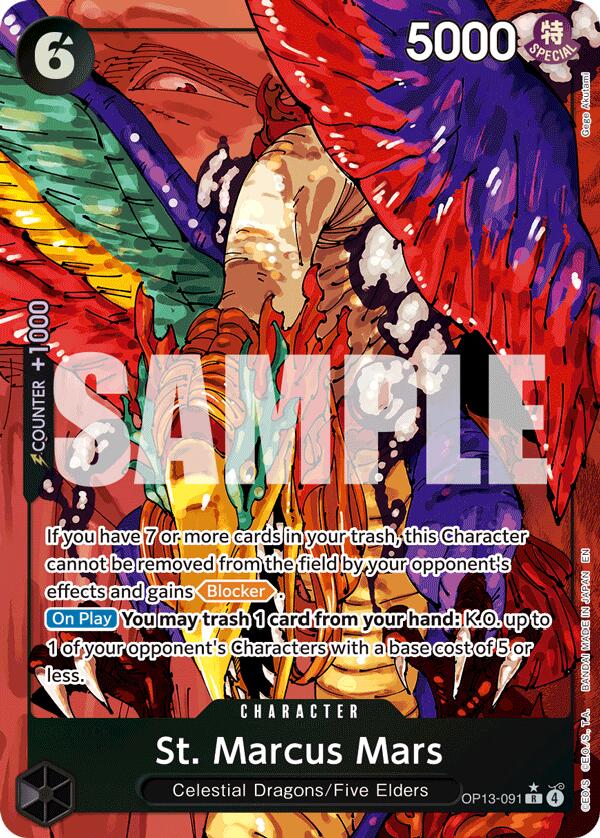 St. Marcus Mars (Alternate Art) [Carrying On His Will] | Total Play