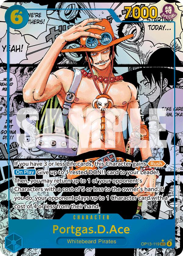 Portgas.D.Ace (Super Alternate Art) [Carrying On His Will] | Total Play