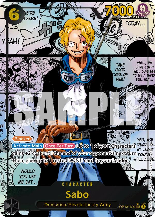 Sabo (Super Alternate Art) [Carrying On His Will] | Total Play