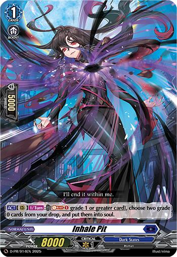 Inhale Pit (D-PR/914EN) [D Promo Cards] | Total Play