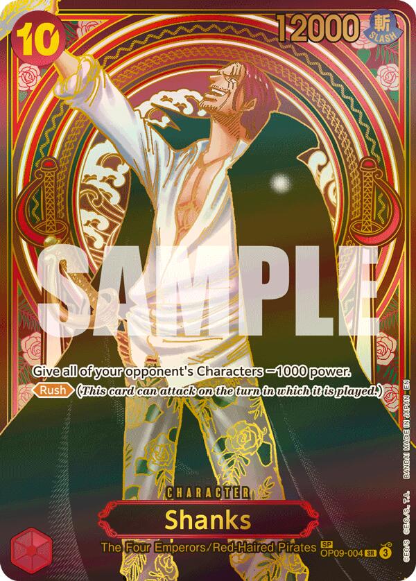 Shanks (OP09-004) (SP) (Gold) [Carrying On His Will] | Total Play