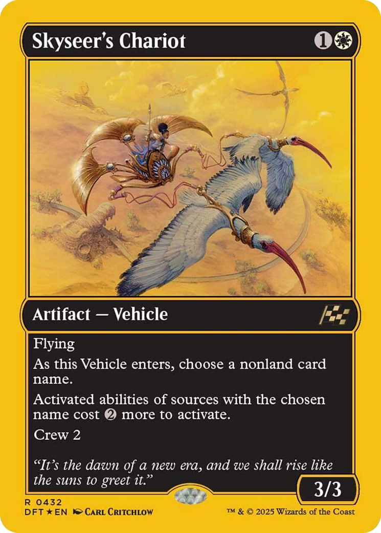 Skyseer's Chariot (First-Place Foil) [Aetherdrift] | Total Play