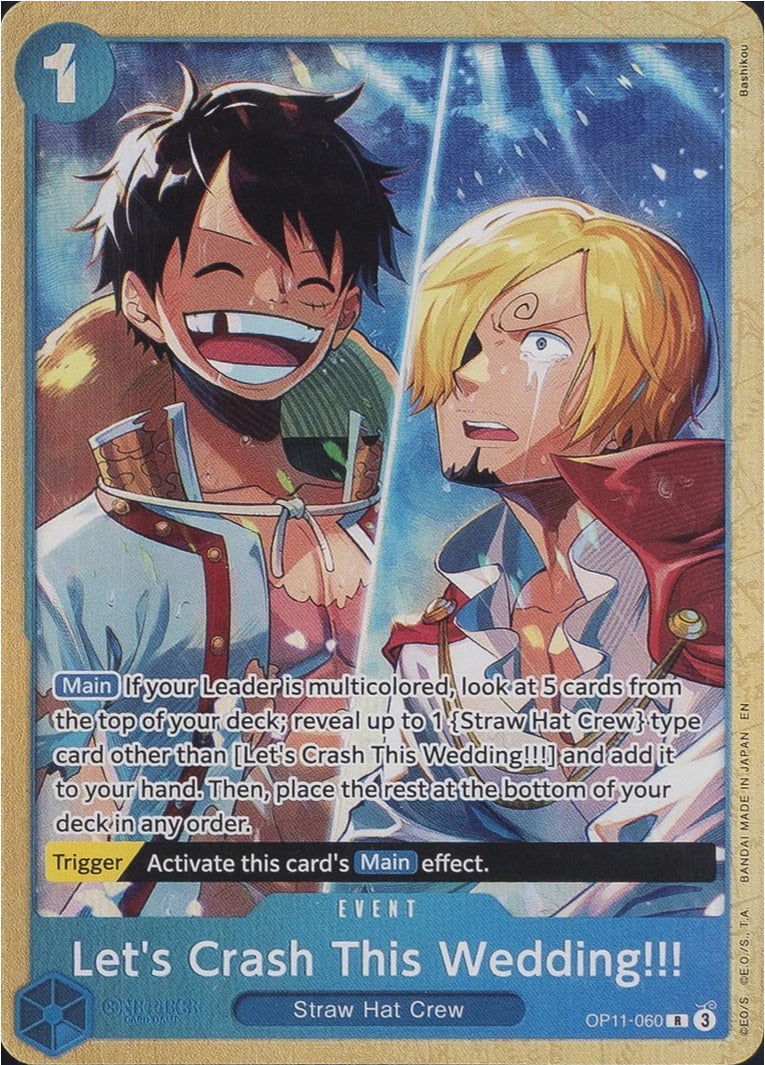 Let's Crash This Wedding!!! [One Piece Promotion Cards] | Total Play