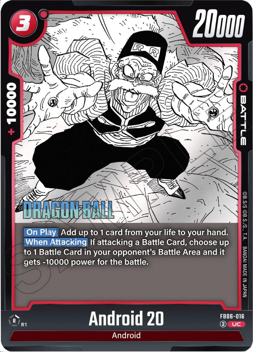 Android 20 [Manga Booster 02] | Total Play