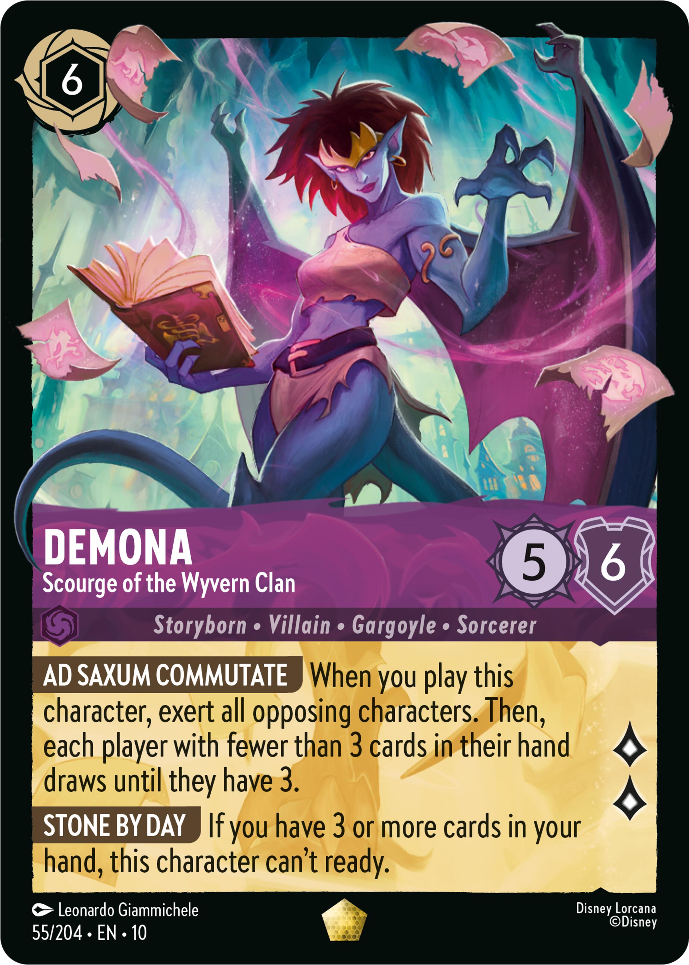Demona - Scourge of the Wyvern Clan (55/204) [Whispers in the Well] | Total Play