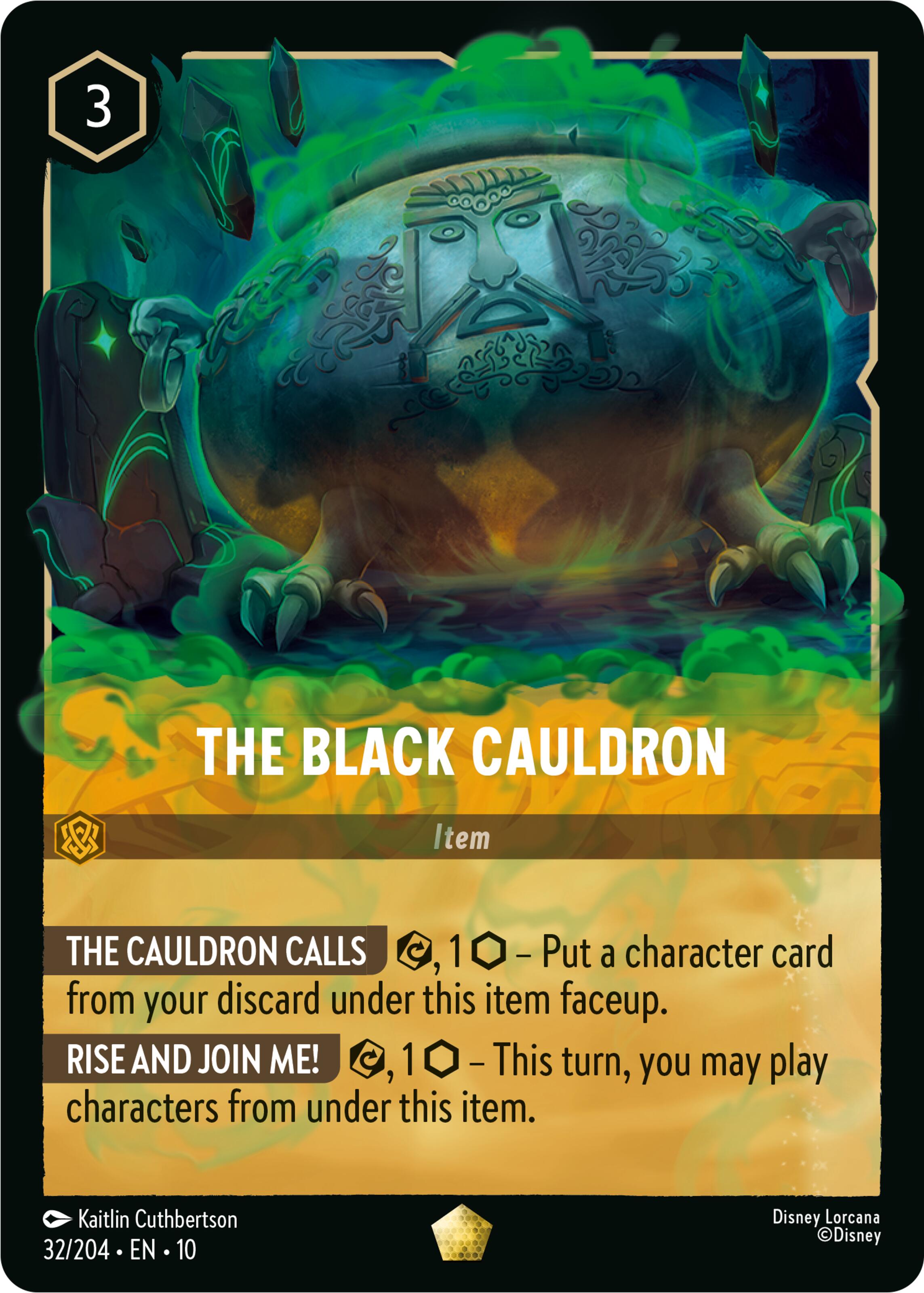 The Black Cauldron (32/204) [Whispers in the Well] | Total Play