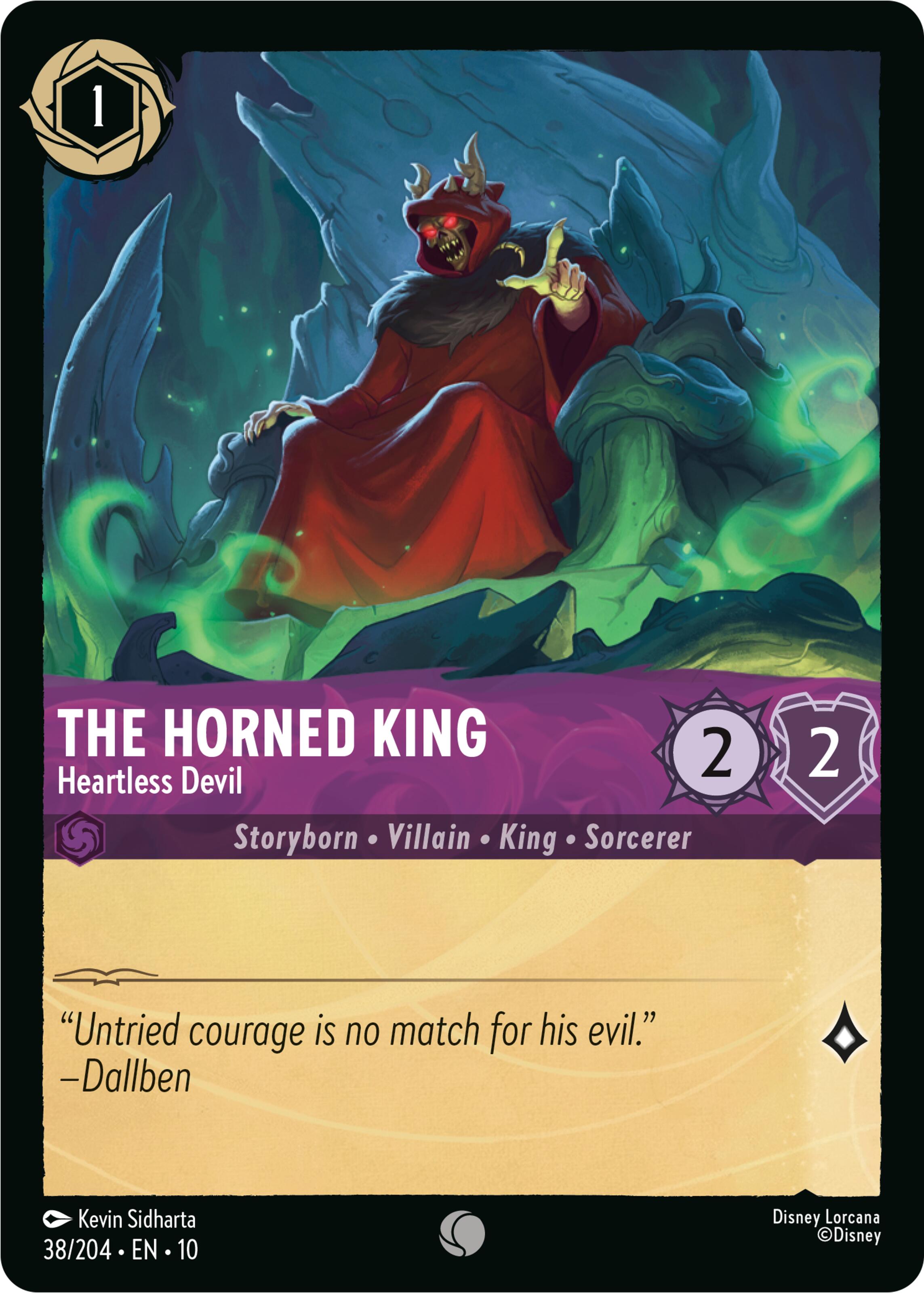 The Horned King - Heartless Devil (38/204) [Whispers in the Well] | Total Play