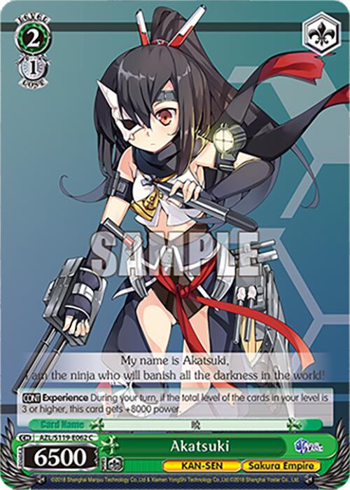 Akatsuki (AZL/S119-E062 C) [Azur Lane Vol. 2] | Total Play