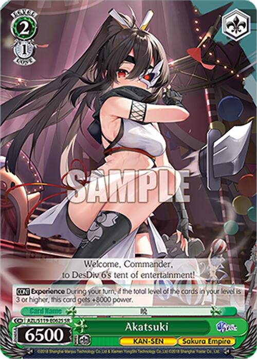 Akatsuki (AZL/S119-E062S SR) [Azur Lane Vol. 2] | Total Play