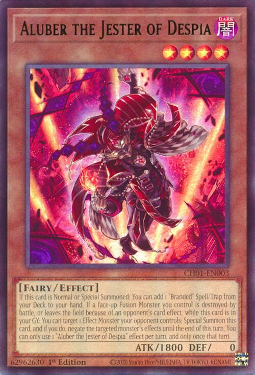 Aluber the Jester of Despia [CH01-EN003] Ultra Rare | Total Play