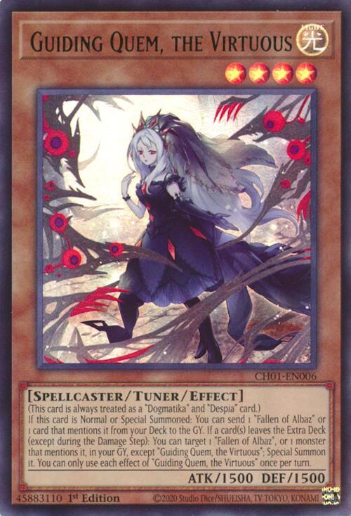 Guiding Quem, the Virtuous [CH01-EN006] Ultra Rare | Total Play