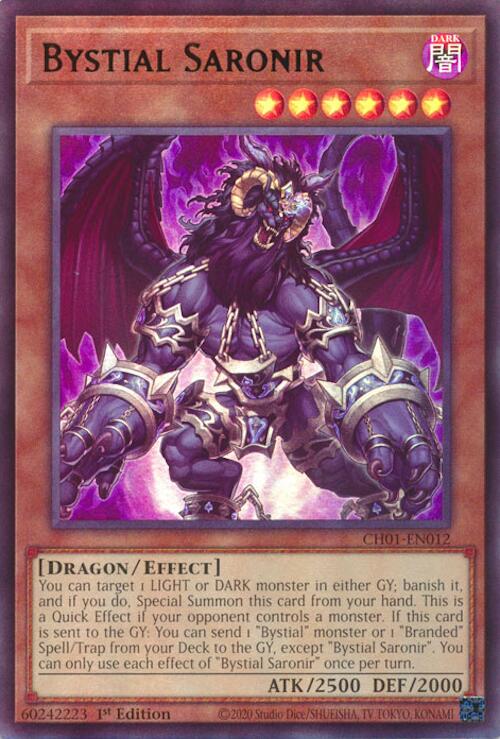 Bystial Saronir [CH01-EN012] Ultra Rare | Total Play