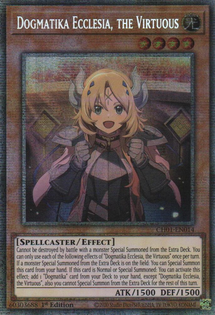 Dogmatika Ecclesia, the Virtuous (Starlight Rare) [CH01-EN014] Starlight Rare | Total Play