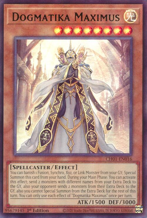 Dogmatika Maximus [CH01-EN016] Ultra Rare | Total Play