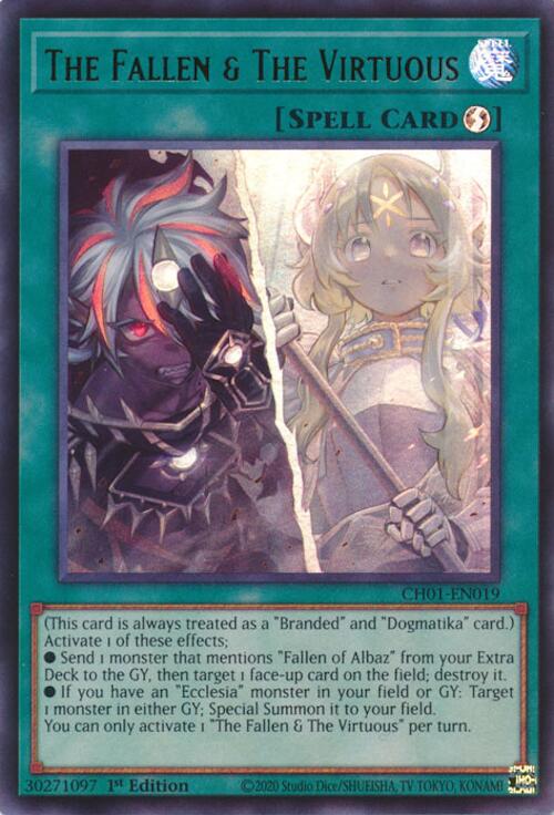 The Fallen & The Virtuous [CH01-EN019] Ultra Rare | Total Play