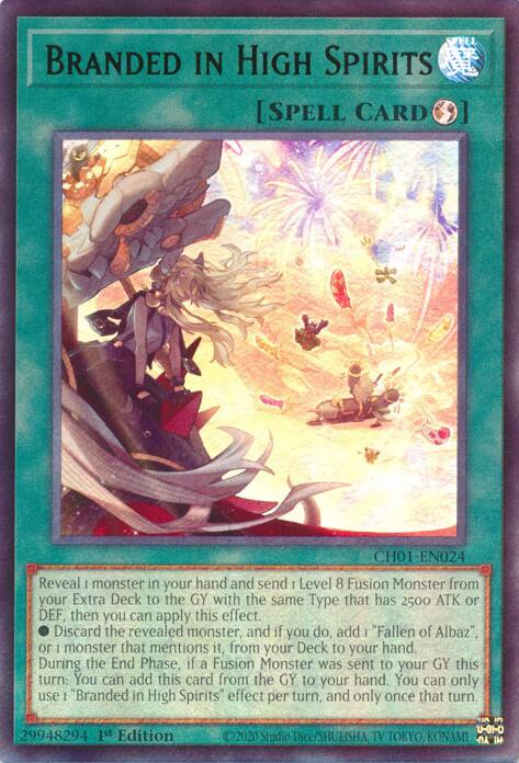 Branded in High Spirits [CH01-EN024] Ultra Rare | Total Play
