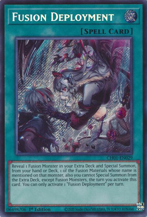 Fusion Deployment (Secret Rare) [CH01-EN029] Secret Rare | Total Play