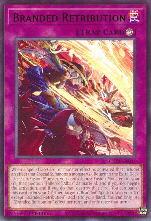 Branded Retribution [CH01-EN034] Ultra Rare | Total Play