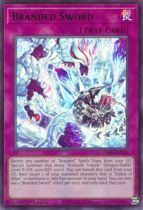 Branded Sword [CH01-EN036] Ultra Rare | Total Play