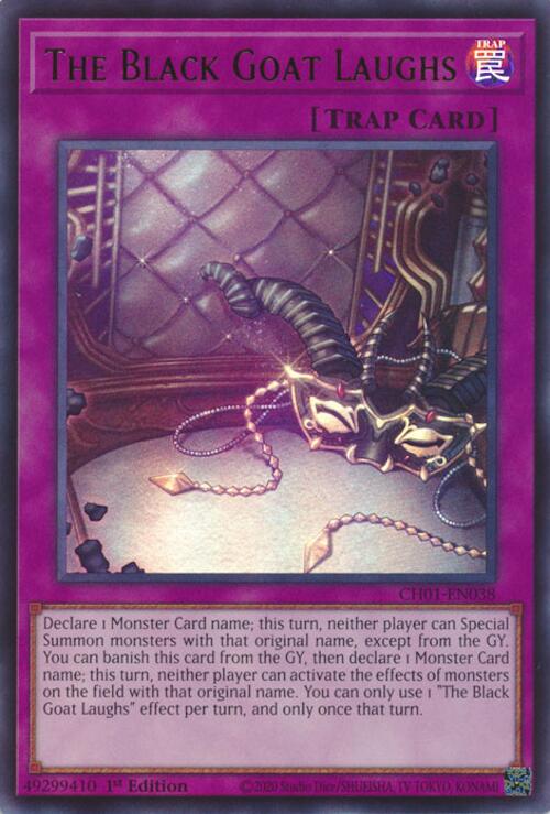 The Black Goat Laughs [CH01-EN038] Ultra Rare | Total Play