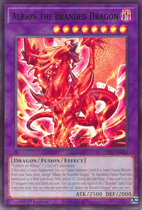 Albion the Branded Dragon [CH01-EN043] Ultra Rare | Total Play